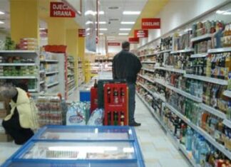 RS: Promet u trgovini na malo u septembru manji za 8,6%