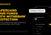 Binance uvodi Withdraw Protection: Nova zaštita za povlačenje sredstava