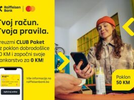 Tvoj račun. Tvoja pravila. Vrijeme je za Raiffeisen CLUB Paket!