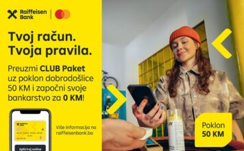 Tvoj račun. Tvoja pravila. Vrijeme je za Raiffeisen CLUB Paket!