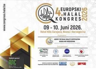Četvrti Europski Halal Kongres održat će se 9. i 10. juna u Sarajevu