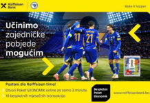 Raiffeisen banka se pridružuje navijačkoj atmosferi, nagrađuje nove klijente sa 10 paketića Panini sličica