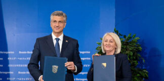 Krišto i Plenković potpisali Ugovor o graničnim prijelazima između BiH i Hrvatske
